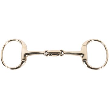 Harry's Horse Bustrens Gold, dubbelgebroken, oval-link 11,5 Goud