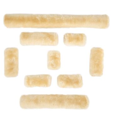 Premiere Set Artificial Fur voor halster Pony Naturel