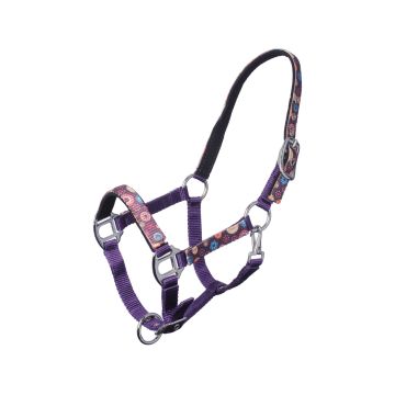 MHS Halster "Flower Power" Extra Full Paars