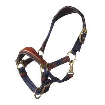 MHS Combi Halster "Design" Pony Navy / Bruin