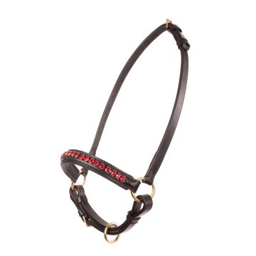 MHS Showhalster Mon Cherie Zwart/Rood mini veulen (mt 1)