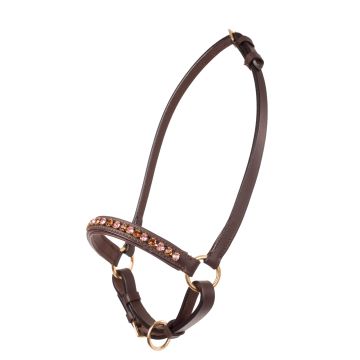 MHS Showhalster Mon Cherie Bruin/Roze/Bruin mt 2