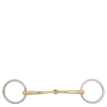 BR Enkel Gebroken Onderlegtrens Soft Contact 12 mm Ø 50 mm 13 cm Zilver/goud