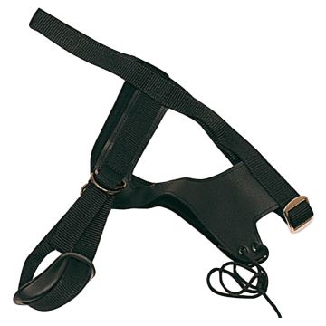 Premiere Kinband voor cap  One Size Zwart