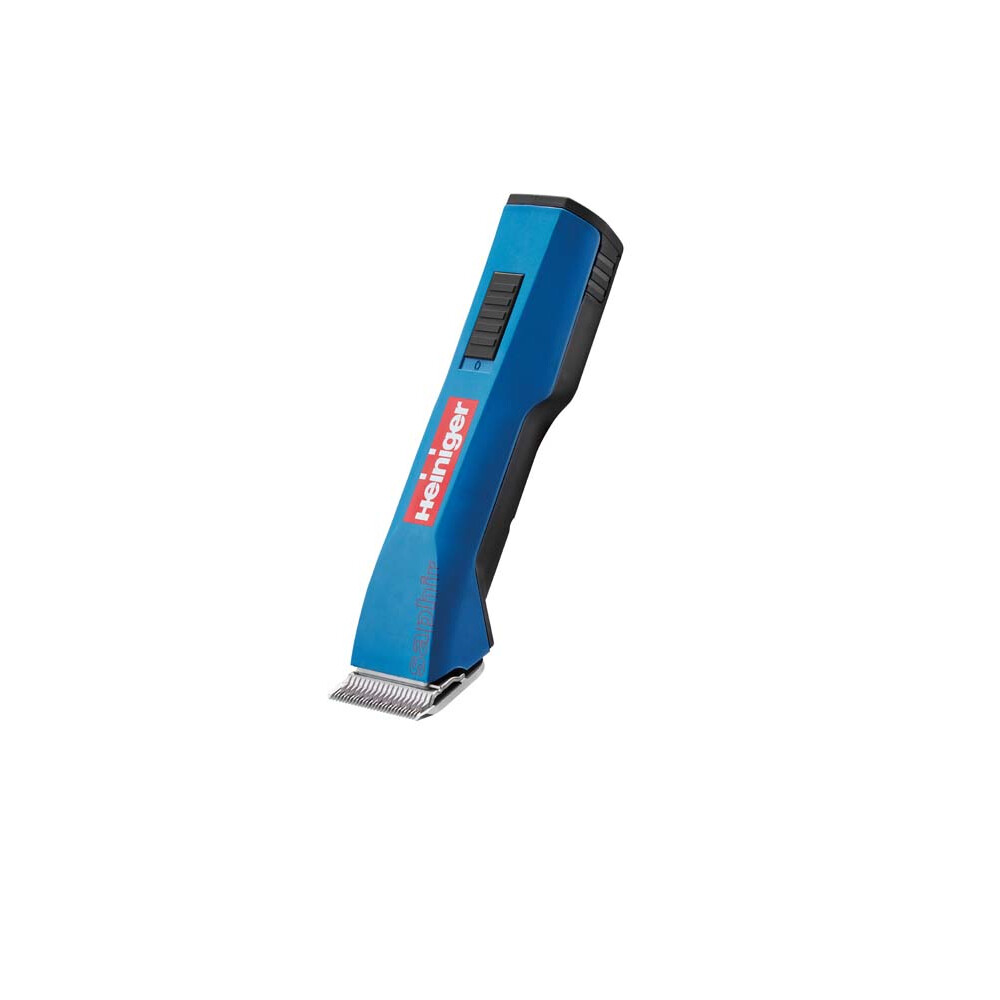 Heiniger Saphir accu scheermachine 7.4V/35W met scheerkop #10 en 2 batterijen Heiniger Saphir accu scheermachine 7.4V/35W met scheerkop #10 en 2 batterijen
