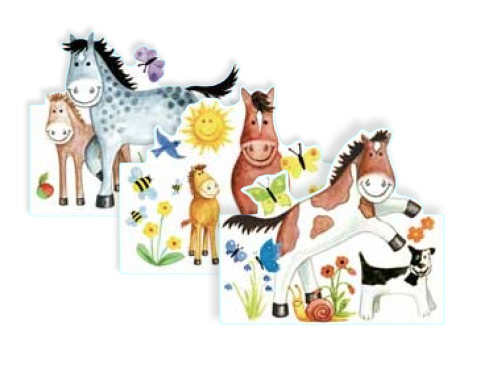 Afbeelding MHS Tuigophangset Zwart door Minihorseshop.nl