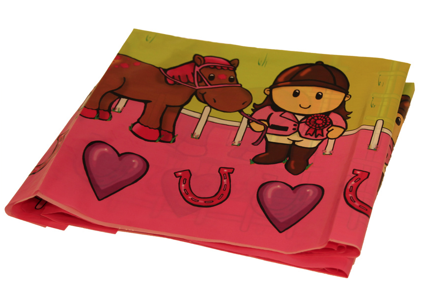 Afbeelding MHS Tuigophangset Zwart door Minihorseshop.nl