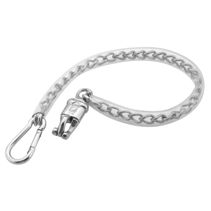 Afbeelding Vastzetketting 70cm met kunststof hoes - 070 door Minihorseshop.nl
