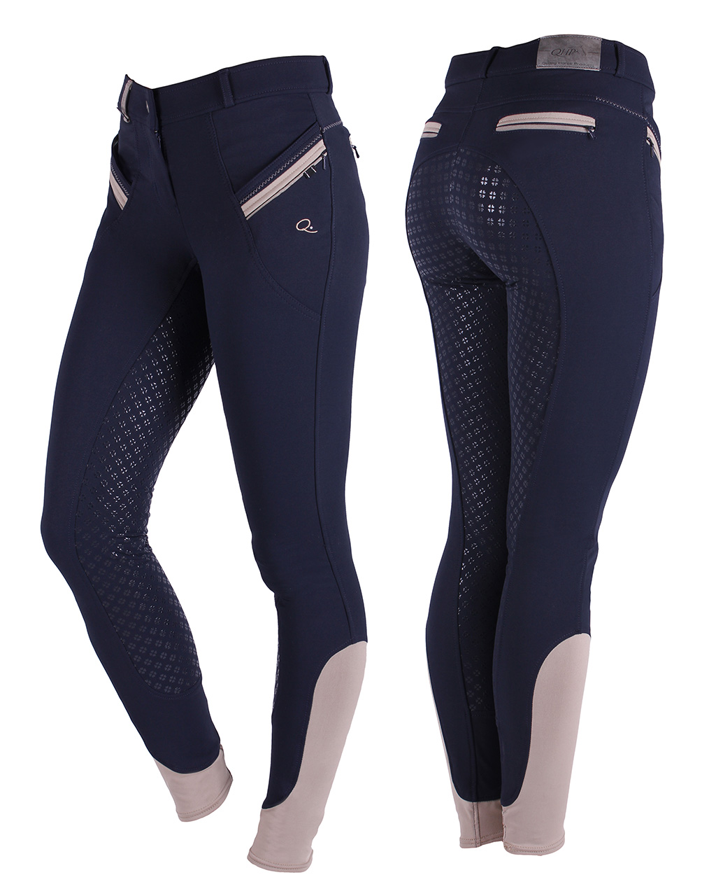 QHP Rijbroek Bliss anti-slip zitvlak QHP Rijbroek Bliss anti-slip zitvlak