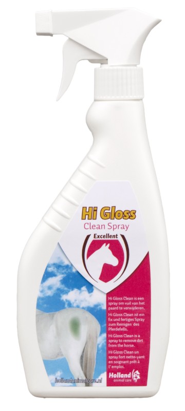 Afbeelding Excellent Hi Gloss Clean Spray - 500 ml door Minihorseshop.nl