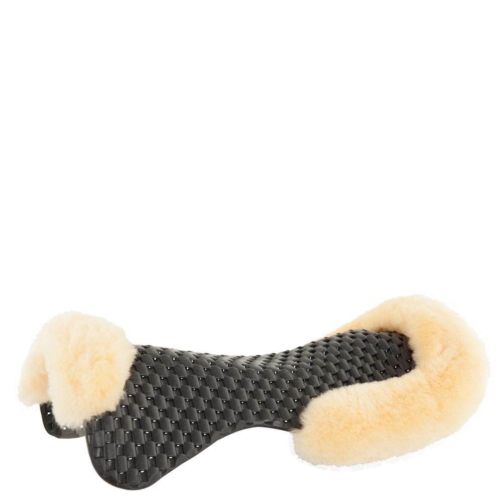 Afbeelding Gelpad BR Respira Air sheepsknAir release soft gel pad door Minihorseshop.nl