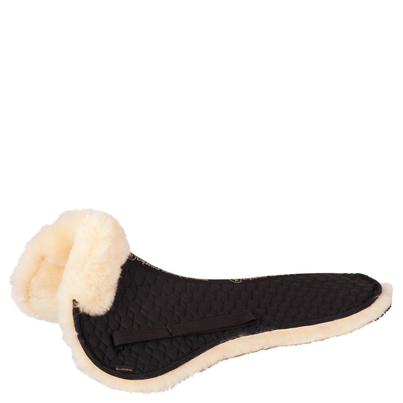 Afbeelding BR zadelonderlegger Zwart-Full door Minihorseshop.nl
