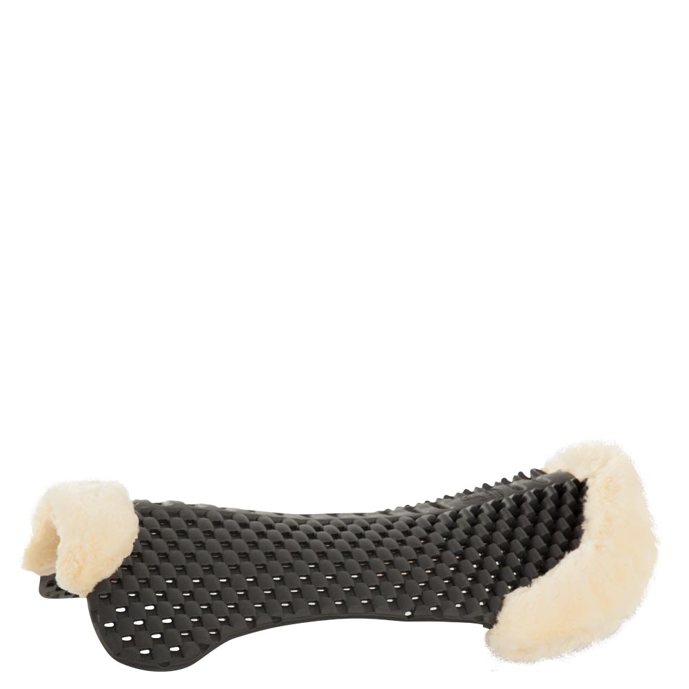 Afbeelding Zadelpad BR Piuma E-wool backAir release featherlight pad door Minihorseshop.nl
