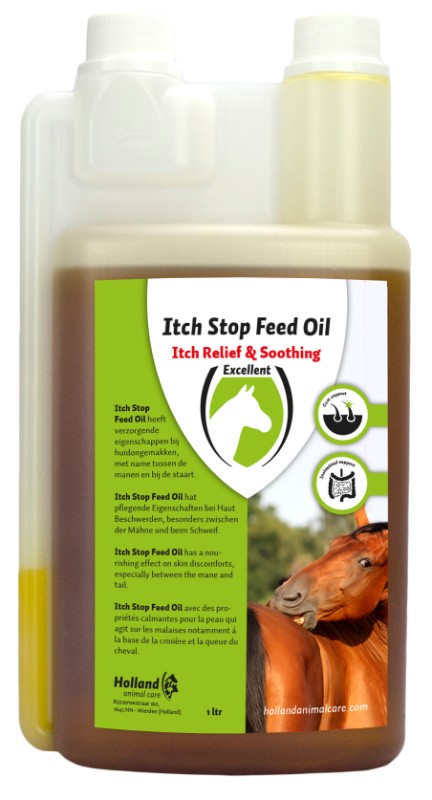 Afbeelding Excellent Itch Stop Feed Oil - 1 L door Minihorseshop.nl