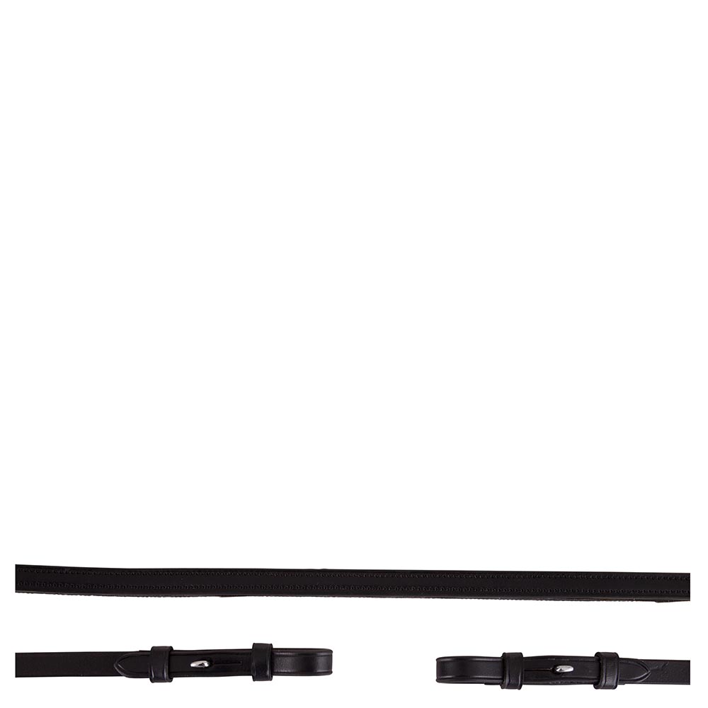 Afbeelding BR Lederen Dressuurteugel m/Anti-slip door Minihorseshop.nl