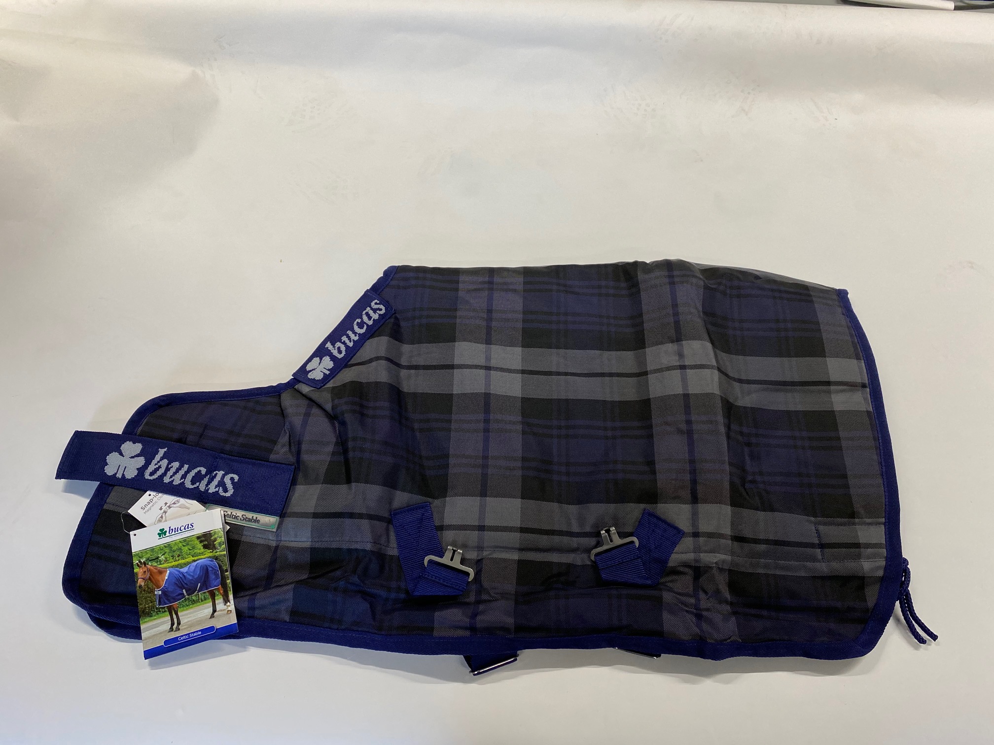 Afbeelding Bucas Celtic Stable Extra Rep Sample Blue 95cm door Minihorseshop.nl