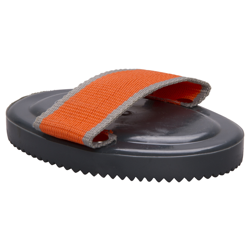 Afbeelding Set van 12 roskammen plastic met handgreep klein Assorti . door Minihorseshop.nl