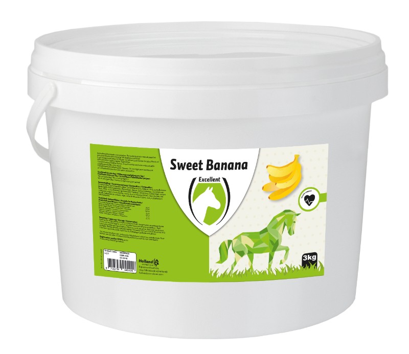 Afbeelding Sweet Banana Blocks - 3 kg door Minihorseshop.nl