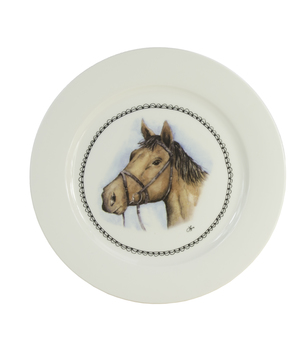 Afbeelding Boerenwinkel Ontbijtbord 21cm Paard door Minihorseshop.nl