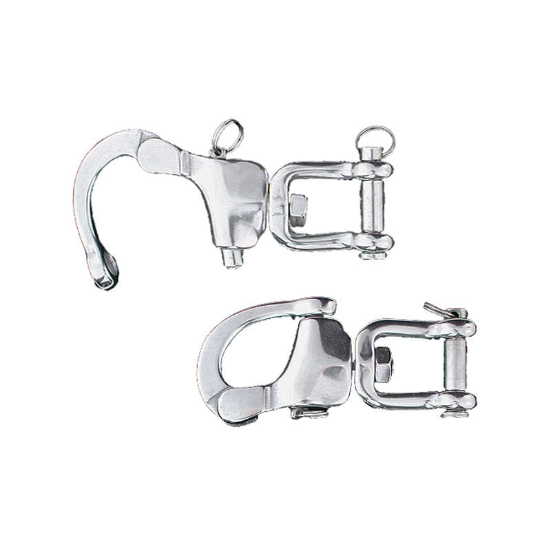 Afbeelding Patent-panieksluiting klein 36mm oog, 87mm lang RVS 1 maat door Minihorseshop.nl
