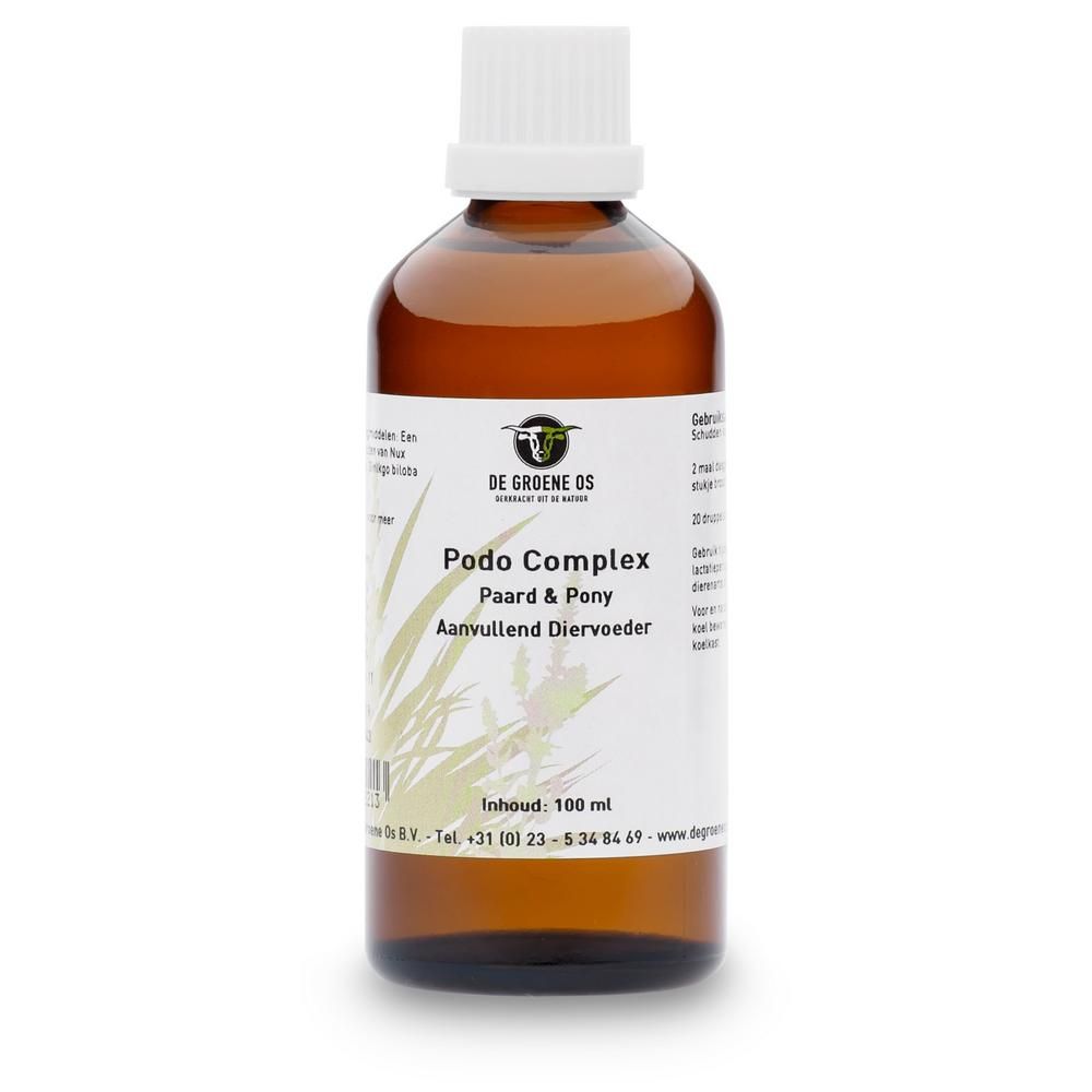 Afbeelding Groene Os Podocomplex - Paard/Pony - 100 ml door Minihorseshop.nl