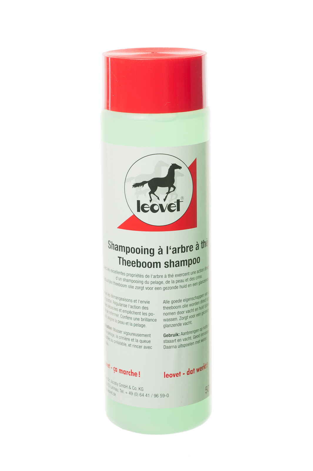 Afbeelding Leovet T-Baum Shampoo 500 ml door Minihorseshop.nl