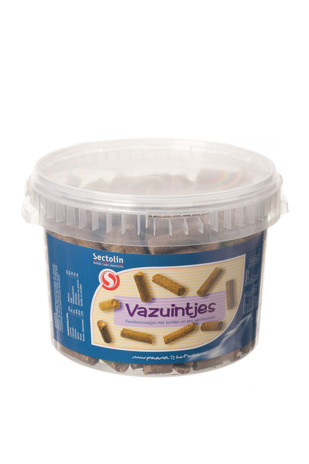 Afbeelding Sectolin Vazuintjes Vanille - 2 kg door Minihorseshop.nl